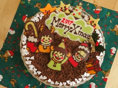 ケーキに乗せるキャラクターのチョコプレートの作り方 Yuki S Small Kitchen