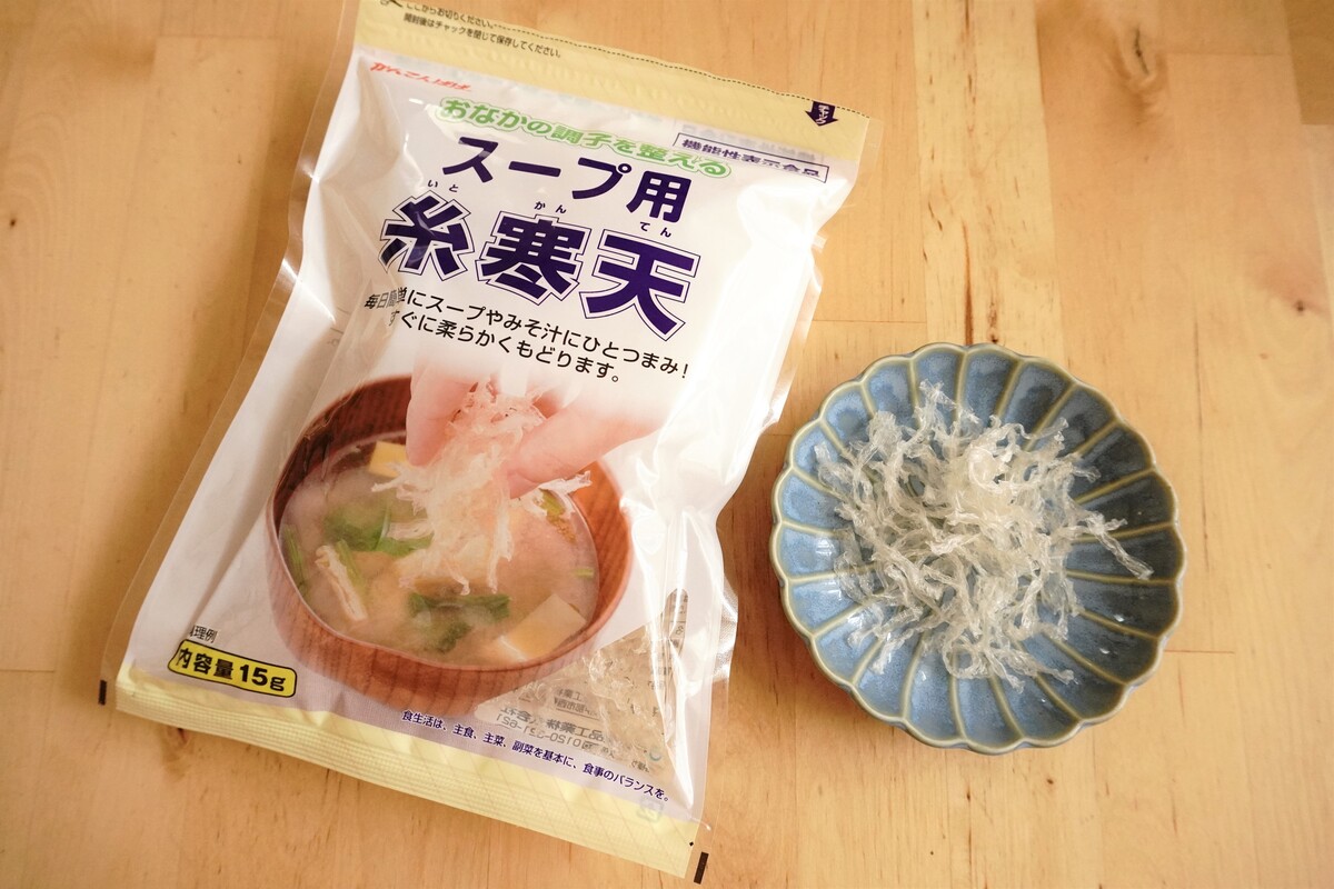 新版 かんてんぱぱ スープ用糸寒天 100g